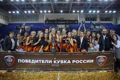 Баскетболистки УГМК стали восьмикратными обладательницами Кубка России