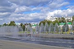 В Екатеринбурге заработали фонтаны
