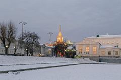 Ледовый городок на площади 1905 года будет работать до 21 января