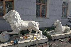 Реставратор отказался оценивать художественную ценность львов у Оперного театра