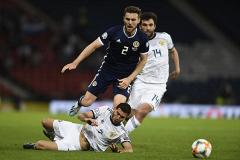 Сборная России одержала волевую победу над Шотландией в квалификации Евро-2020