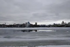 Двое мужчин утонули, катаясь на снегоходе по Белоярскому водохранилищу