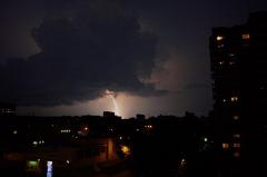 В Екатеринбурге сильная молния повредила городскую больницу