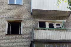 Диван загорелся в пустой квартире на улице Военная в Екатеринбурге