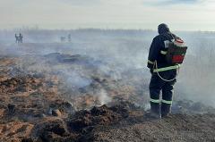 На юге Екатеринбурга продолжают гореть торфяники