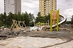 В Екатеринбурге расширят парк у торгового центра «Радуга парк»