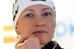 Бьорндален сообщил о беременности Домрачевой