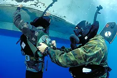 Керченский мост будут охранять настоящие боевые аквалангисты