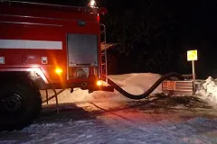 В Свердловской области сгорела школа-интернат