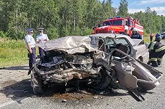 На свердловской трассе произошло смертельное ДТП с участием «Волги»