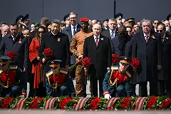 «Семья победителей». Путин назвал победителей нацизма одной большой семьей