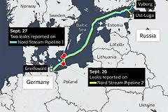 Россия несет убытки из-за утечки на «Северных потоках»