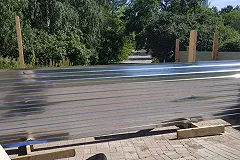 Парк ХХII Партсъезда за Дворцом молодежи полностью закрыли от посетителей