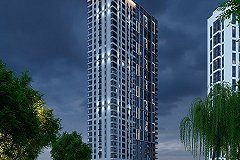 Скандальный проект 34-этажной «свечки» на Ботанике появился на «Дом.рф»