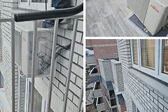 В Екатеринбурге через суд сняли кондиционер с фасада дома