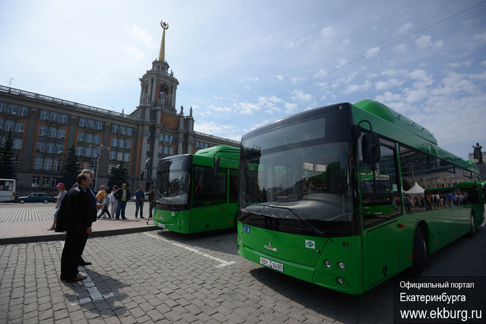 Еще девять новых автобусов «МАЗ» прибыли из Белоруссии в Екатеринбург