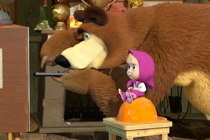Немцы увидели в мультфильме «Маша и Медведь» критику Кремля