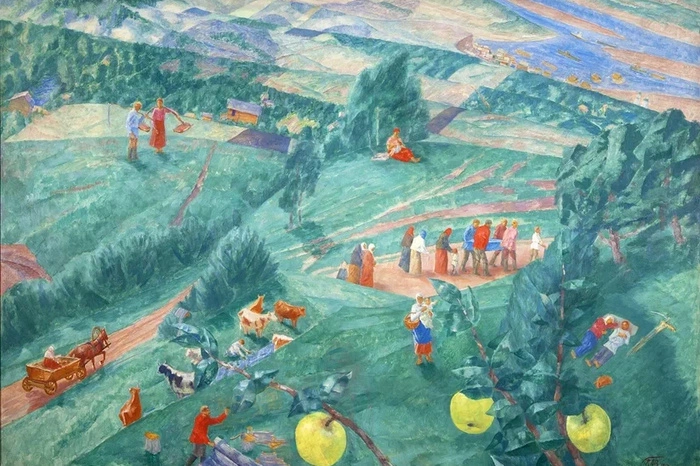 Выставка полотен Кузьмы Сергеевича Петрова-Водкина открывается в Музее ИЗО