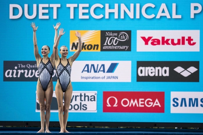 Российский дуэт синхронисток завоевал золото чемпионата мира