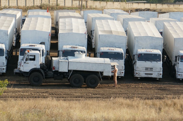 В Донбасс отправился новый гуманитарный конвой
