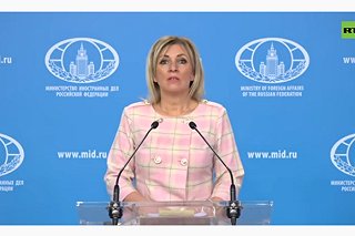 Захарова: Москва ждет реакцию Лондона на утечку данных о британской «машине пропаганды» в России