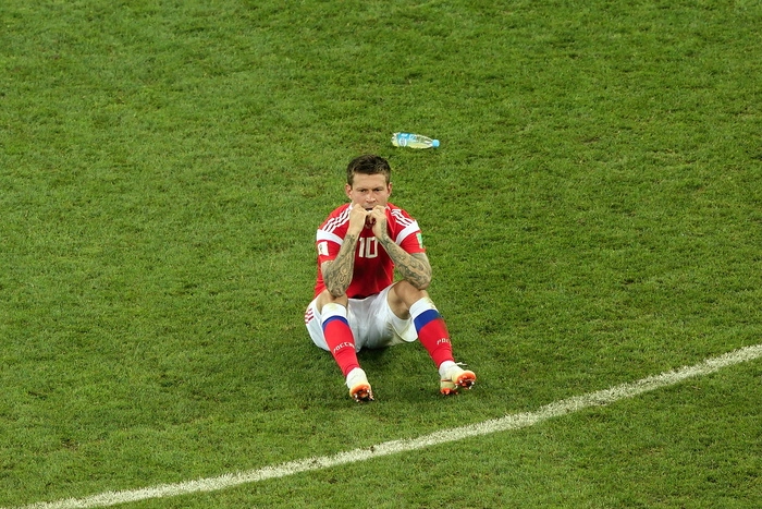 Федор Смолов признал, что находился за рулем во время ДТП