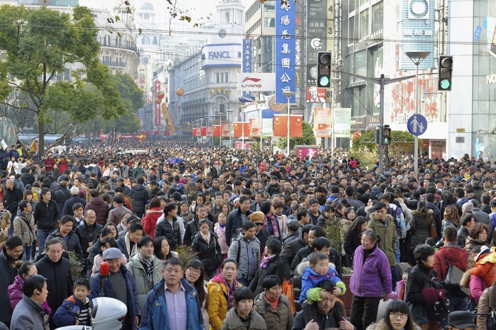 Численность населения Китая приближается к полутора миллиардам