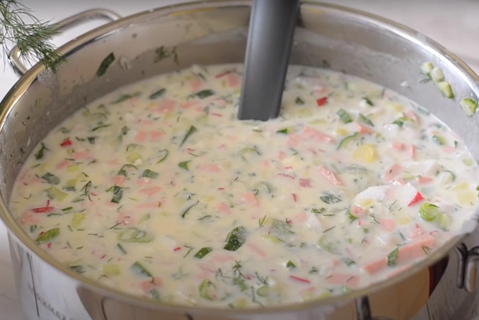 Диетолог рассказала рецепт полезной окрошки