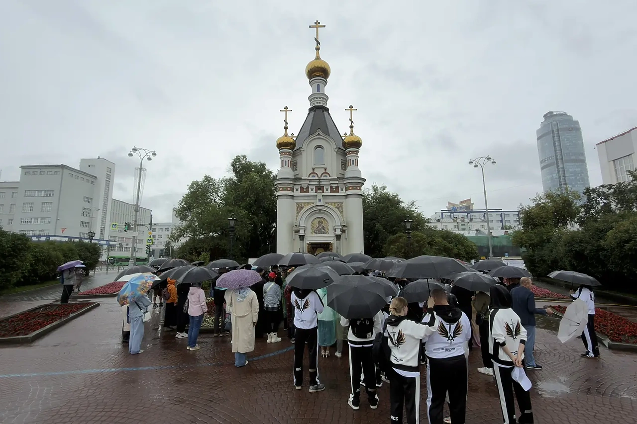 Молебен в честь покровительницы Екатеринбурга прошел в часовне на площади Труда