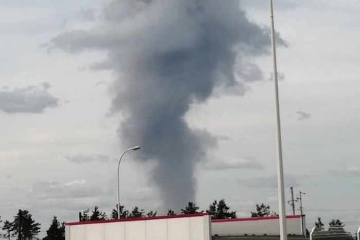 Завод по производству боеприпасов горит в Нижегородской области