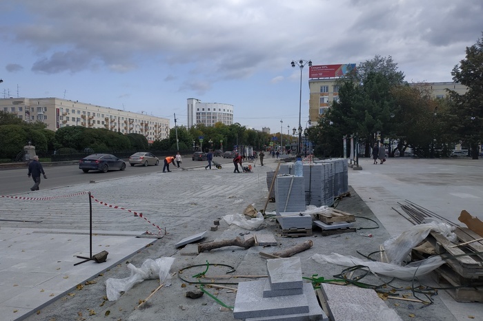 В Екатеринбурге отказались от укладки тротуаров гранитом