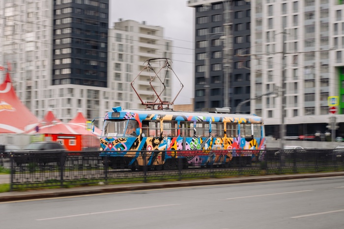 Арт-трамвай начнёт ездить по новым районам Екатеринбурга