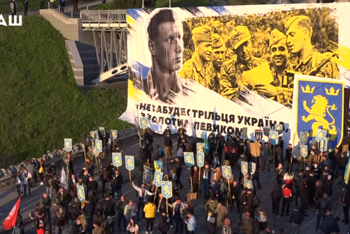 В центре Киева прошел марш националистов в память о дивизии СС «Галичина»