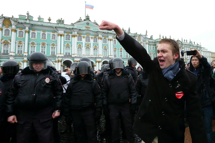 Либералы Екатеринбурга снова вышли на протестную акцию