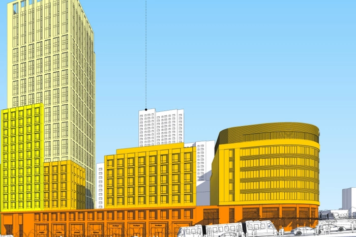 Градсовет одобрил концепцию стройки гостиничного комплекса на Радищева