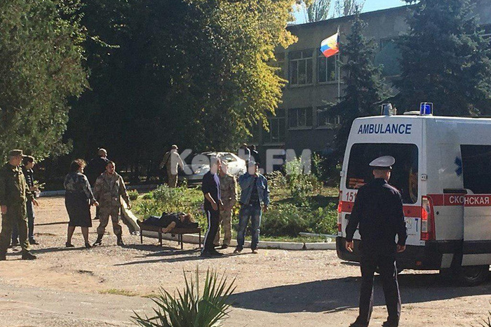 Опубликована запись с места взрыва колледжа в Крыму