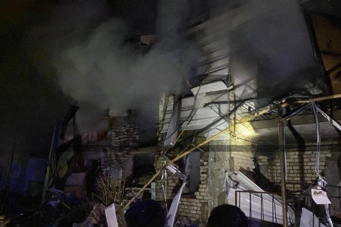 Газовый баллон взорвался при установке натяжных потолков в татарстанском Нурлате (ВИДЕО)