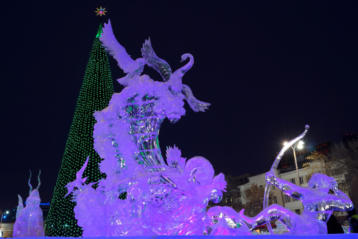 Главная новогодняя елка должна приехать в Екатеринбург сегодня вечером