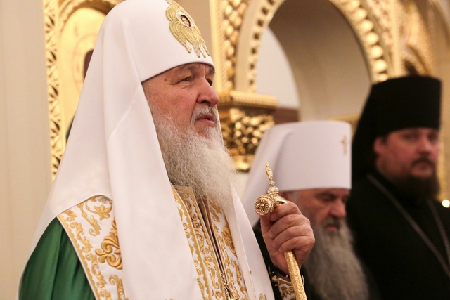 Патриарх Кирилл провел сеанс связи с космонавтами