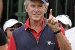 Буш-младший нарисовал Путина