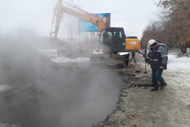 Коммунальная авария произошла на улице Таватуйская