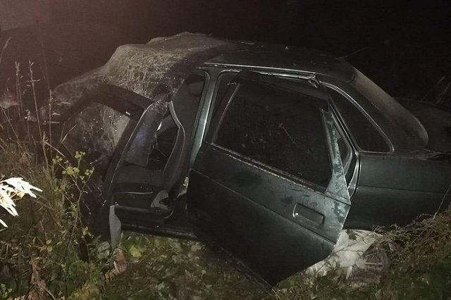 Компания нетрезвых юнцов покалечилась, уходя от погони ДПС на Урале