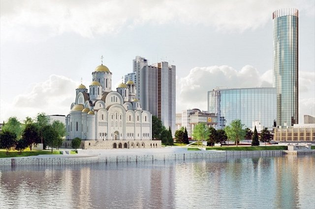 В Екатеринбурге вновь проходит акция «Мы за сквер» возле Театра драмы