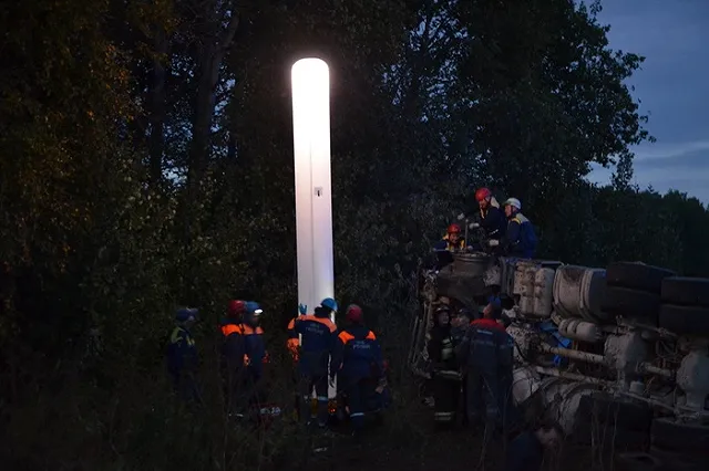 На Полевском тракте на месте ДТП работают сотрудники МЧС. ДОПОЛНЕНИЕ