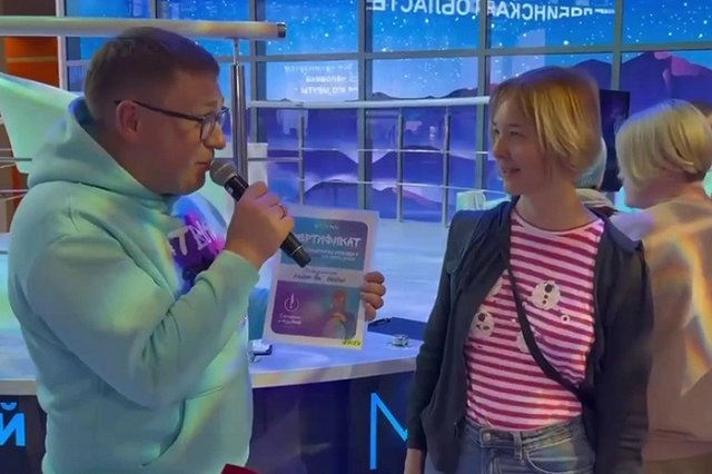 Екатеринбурженка выиграла на выставке путевку на Сахалин