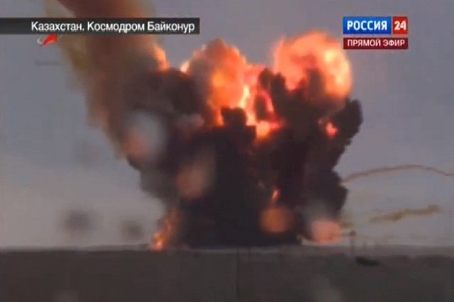 СК назвал причину крушения «Протона» в 2013 году