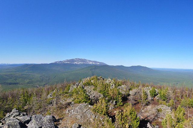 В заповеднике «Денежкин Камень» во время аномальной жары разгорелся сильный пожар