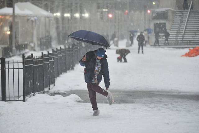 В США снегопады стали причиной гибели 4 человек