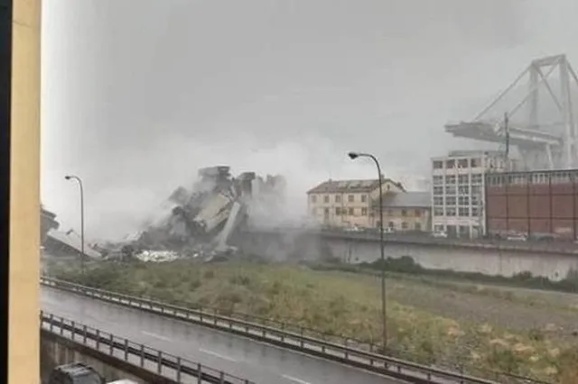 Названы предварительные версии обрушения моста в Генуе