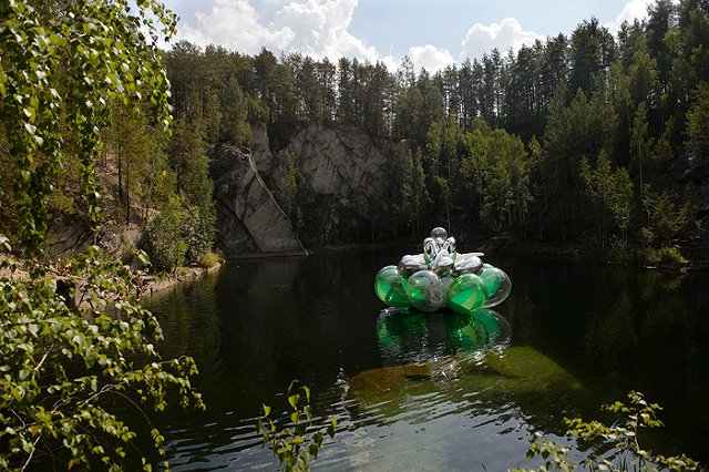 На Тальковом камне появился необычный арт-объект (ФОТО)